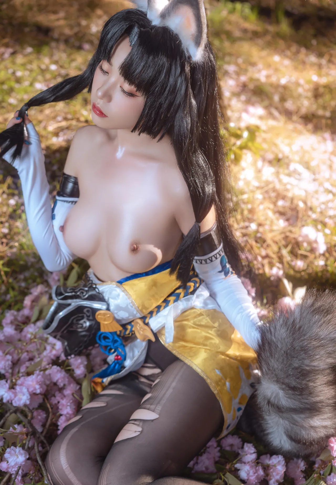 Nekokoyoshi (爆机少女喵小吉) cosplay Tsuchimikado Kurumi - NarakaBladepoint-erohere28.webp